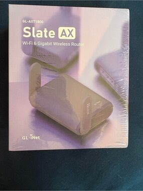 GL.iNet Slate AX Wi‑Fi 6 Gigabit Wireless Router - Gray